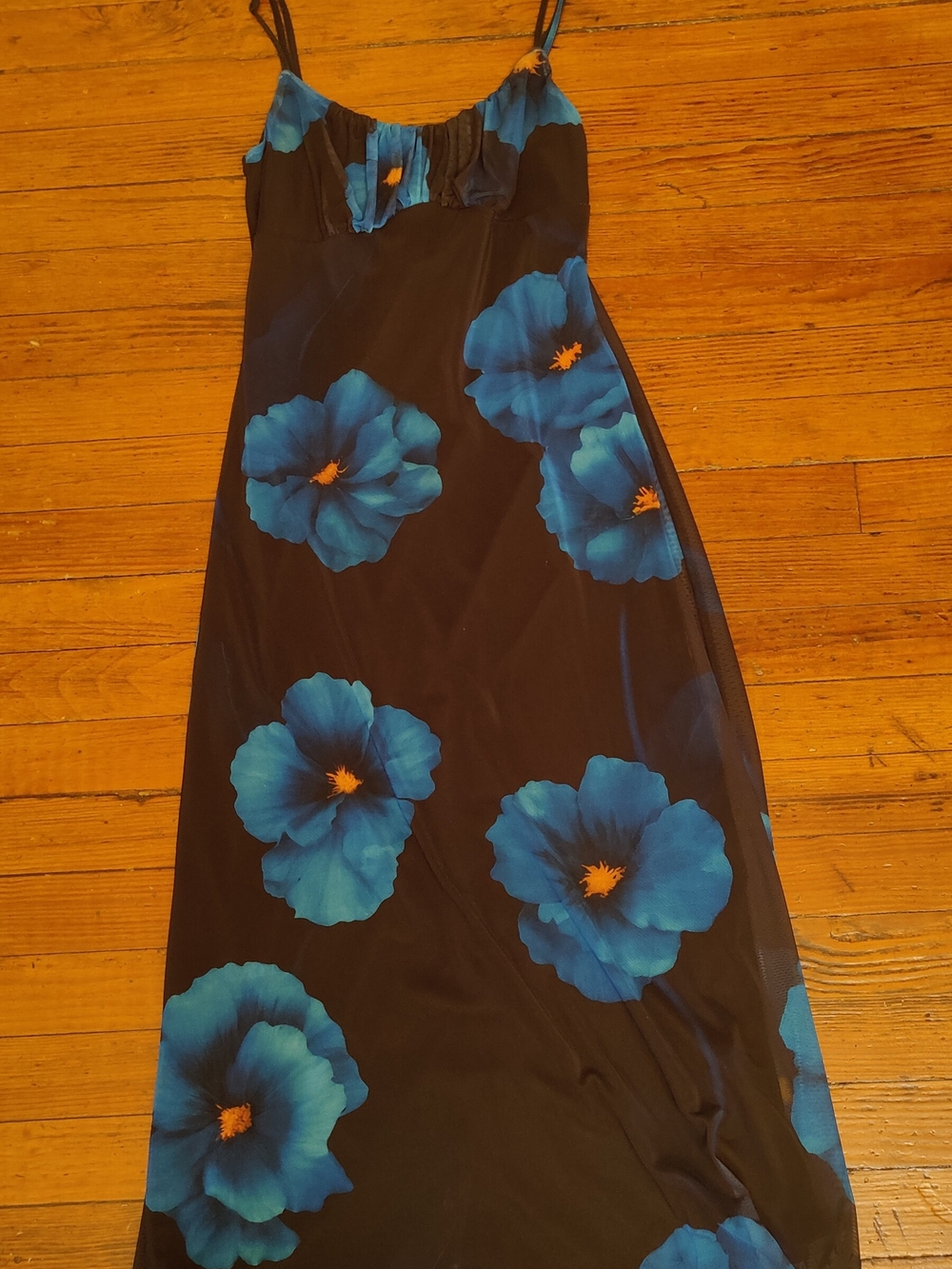 Y2K Bebe Floral Maxi Dress